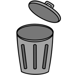 Trach Can Illustration