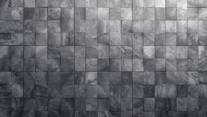 Neutral-toned mosaic or patterned masonry