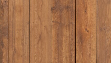 Fototapeta premium Background of brown wooden planks arranged on a wall