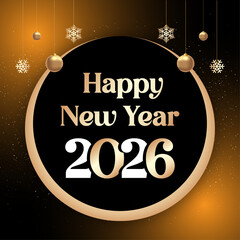 happy new year 2026, neon celebration, futuristic design, glowing lights, cyber party, vibrant fireworks, 2026 neon numbers, modern illustration, holiday background, new year vector scene, festive