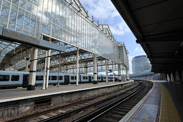 ロンドン・ウォータールー駅の風景