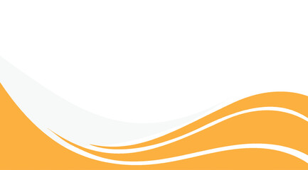 Modern abstract background featuring flowing orange and gray curves against a clean white backdrop, creating a dynamic and visually engaging composition with soft lines