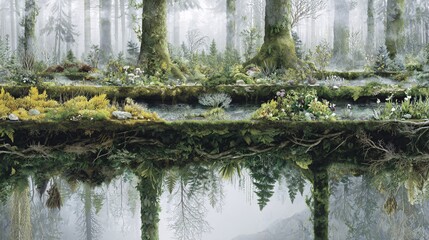 Split-Season Infinity Grove Reflection