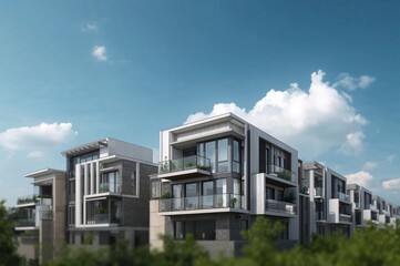 Modern Residential Building Complex