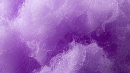 Close-up view of purple spun sugar treat background