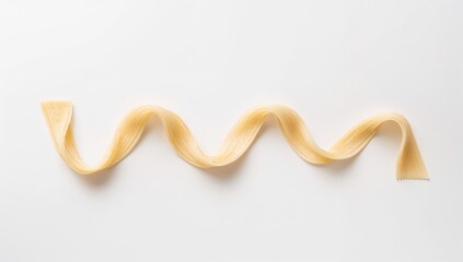 White background with egg noodles