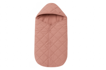 Pink quilted baby sleep sack swaddling newborn comfort