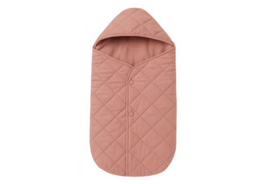 Pink quilted baby sleep sack swaddling newborn comfort