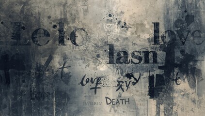 Obraz premium Abstract ash-colored paper background