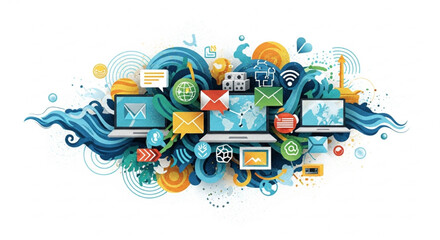 Digital communication and technology Connecting the world with innovation