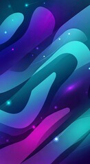 Abstract background with colorful gradient shapes and glowing light effects