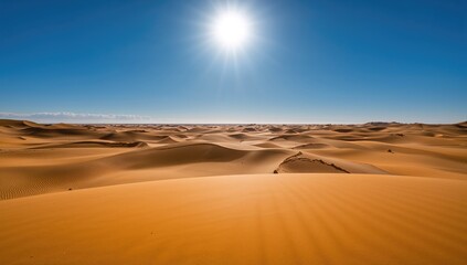 Arid landscape with sandy hills