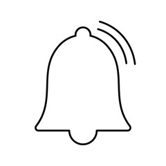 Notification bell icon . Alarm symbol. Ringing bells reminder icon