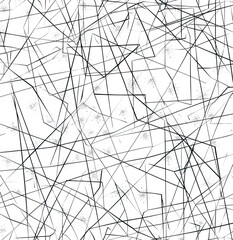Obraz premium Lines crisscross on white background for abstract art, creative use. Seamless