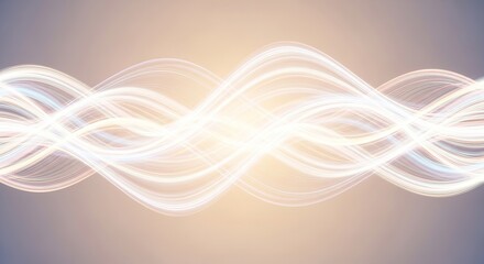 Abstract light waves flow and intertwine in a mesmerizing pattern