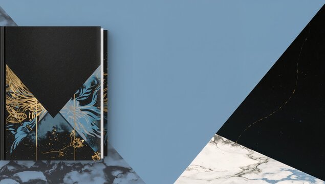 Modern and stylish triangular backdrop