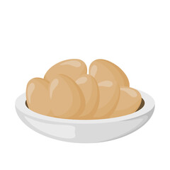 Illustration of Eggs in a Bowl
