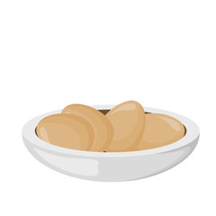 Illustration of Eggs in a Bowl