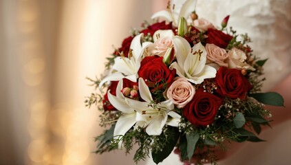 Detailed view of blossoms during a matrimonial event