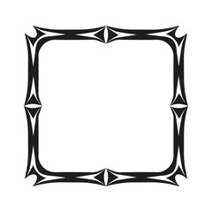 Rectangular decorative frame on a white background