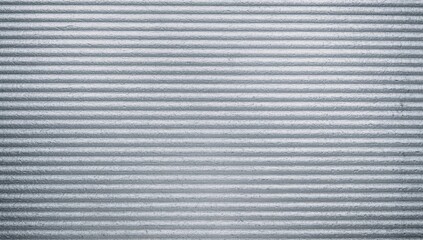 Obraz premium Corrugated chrome texture on a metallic stainless steel surface