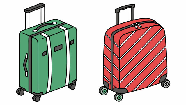 Pack your bags for adventure with these stylish suitcases, perfect for travel, vacation, and weekend getaways. Prepare for a memorable journey!