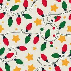 Classic Christmas Seamless Patterns