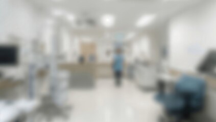 Obraz premium Abstract hospital scene with blurred details