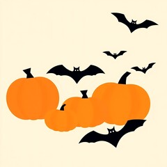 Abstract geometric Halloween design