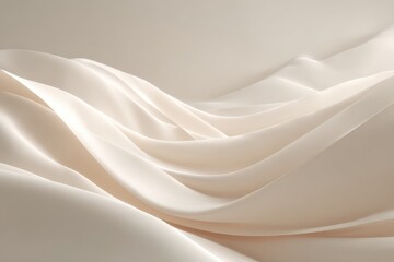 Obraz premium Elegant Flowing Fabric Texture Displaying Soft Curves and Smooth Drapery