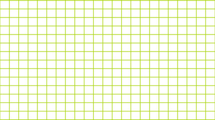 Green grid pattern design with clean lines on transparent background