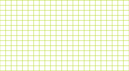 Green grid pattern design with clean lines on transparent background