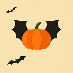 Abstract geometric Halloween design