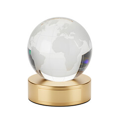 Golden Medal with Sparkling Rainbow Ribbon - Symbol of Achievement and Success