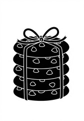 christmas cookie vector 