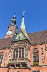 Breslau, Polen, Rynek – der Marktplatz mit altem Rathaus.