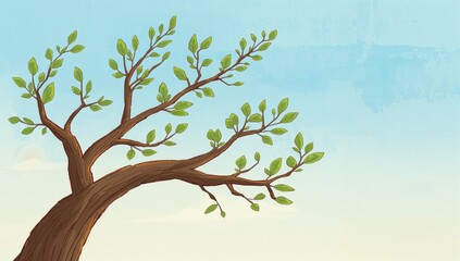 Obraz premium An image showing solitary tree limbs