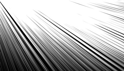 Black and white abstract smooth transition pattern with sharp shape for sporty and modern background. Vector Format Illustration 