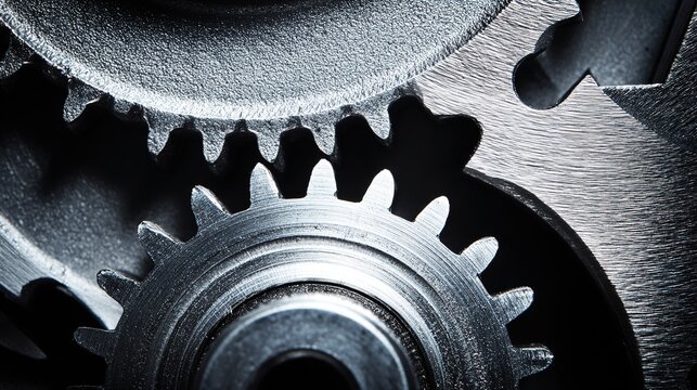 clockwork. A close-up of a complex mechanical gear mechanism with a central gear jammed. event key visuals, club posters, designed for sports event promotions and stadium branding.