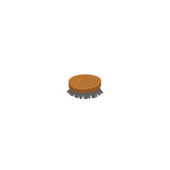 Shoe Brush Vektor Illustration 