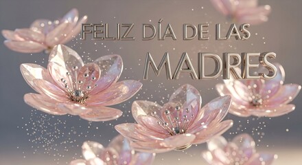 Luxury Botanical Illustration for Mother’s Day Celebration Spanish Edition