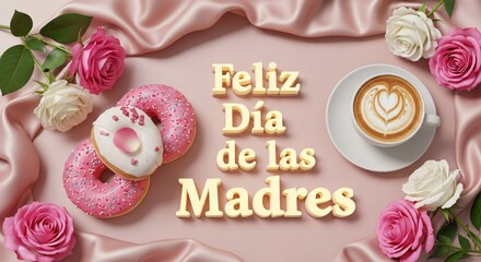Beautiful Floral Greeting for Mother’s Day in Spanish Feliz Día de las Madres