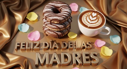 Beautiful Floral Greeting for Mother’s Day in Spanish Feliz Día de las Madres