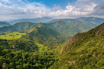 Stunning vistas of the green, flourishing hills