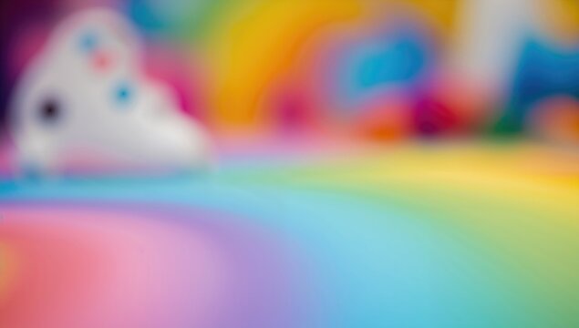 Colorful blurred backdrop inspired by popular silicone bubble toys. Artistic design element with a soft focus and space for text.
