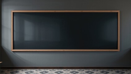 Empty Blackboard Surface