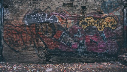 Fototapeta premium Ruin of a Masonry Barrier