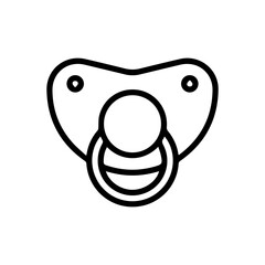 Baby Pacifier Outline