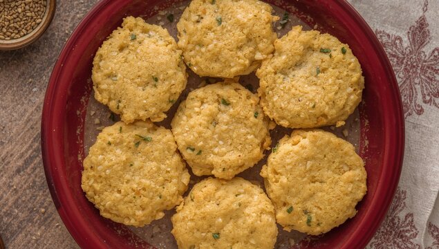 Crispy Indian Snack Fafda, a Traditional Gujarati Tea Time Delight with Gathiya Papdi