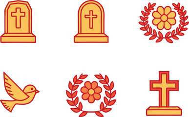 All Souls Day Illustration Set. All Souls Day Design Collection. All Souls Day Creative Artwork. All Souls Day Art Bundle. All Souls Day Holiday Illustration. All Souls Day Commemorative Design